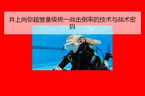 井上尚弥超雏量级统一战击倒率的技术与战术密码
